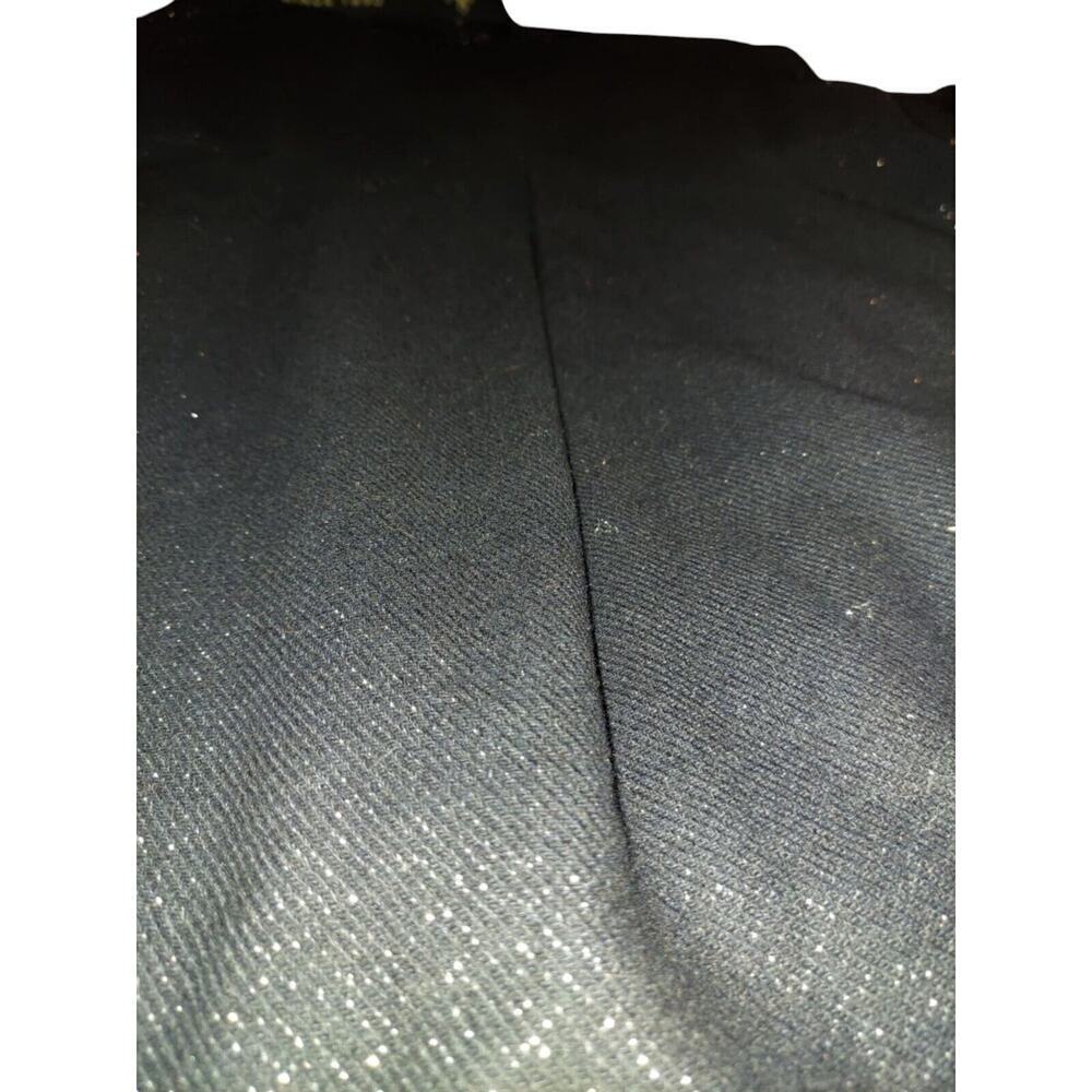 Metro Style Wool Blend Navy Peacoat Glittery Size 16 3/4 Sleeve - Picture 4 of 9